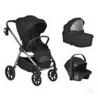 Cangaroo Unique 3in1 multifunkciós babakocsi - Fekete