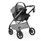 Cangaroo Unique 3in1 multifunkciós babakocsi - Silver