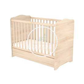   Niki - 120 - as Zárt végű Ágyneműtartós Gyermekágy - Borostyán