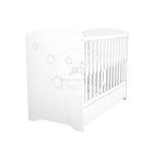 Félix - 120 cm - es - Zárt végű ágyneműtartós gyermekágy - Fehér