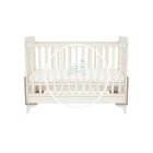 Kloé - 120 - as zárt végű gyermekágy - Fűz - Krém