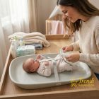 NUVIA pelenkázó alátét szilikon - kék