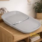 NUVIA pelenkázó alátét szilikon - szürke