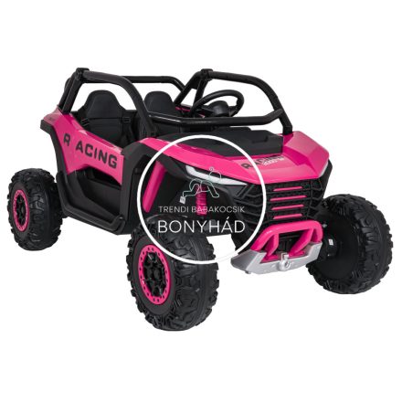 Óriás buggy 2 személyes elektromos autó - 24 V - 480 Watt - Rózsaszín