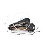 Hydra 3in1 babakocsi -I-size hordozóval - Fekete