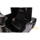 Fekete Scania gyerek elektromos kamion puha bőr üléssel