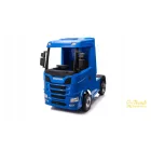Kék Scania 4x4 elektromos gyerek kamion szemből – Trendi Babakocsi