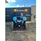 XXL Buggy ATV verseny 4x4 elektromos kisautó 24 V - 4 x 200 watt – fehér