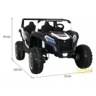 XXL Buggy ATV verseny 4x4 elektromos kisautó 24 V - 4 x 200 watt – fehér