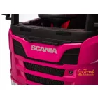 Scania elektromos gyermek kamion kormány és kezelőpanel közelről