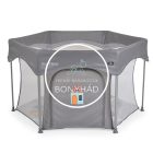 Utazó járóka 6 szögletű - Szürke