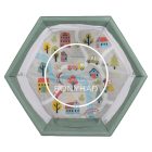 Utazó járóka 6 szögletű - Zöld