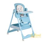 Surprise etetőszék szilikon tányérral, evőeszközzel, előkével - kék