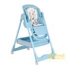 Surprise etetőszék szilikon tányérral, evőeszközzel, előkével - kék