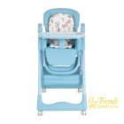 Surprise etetőszék szilikon tányérral, evőeszközzel, előkével - kék