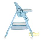 Surprise etetőszék szilikon tányérral, evőeszközzel, előkével - kék