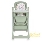 Surprise etetőszék szilikon tányérral, evőeszközzel, előkével - zöld