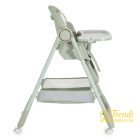 Surprise etetőszék szilikon tányérral, evőeszközzel, előkével - zöld