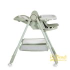 Surprise etetőszék szilikon tányérral, evőeszközzel, előkével - zöld