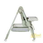 Surprise etetőszék szilikon tányérral, evőeszközzel, előkével - zöld