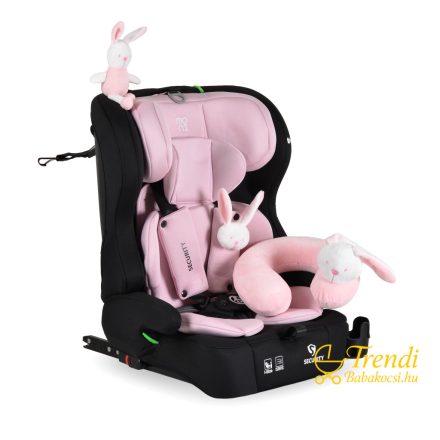 Security autósülés – 76–150 cm -i-Size - isofix - rózsaszín