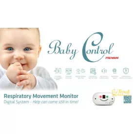   Baby Control Premium légzésfigyelő készülék 1 extra nagy lappal