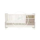 Kloé - 2 fiókos kombinált kiságy ( 60 x 120 cm) - Fűz - Krém