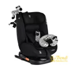 i-MAXX autós ülés, isofix, forgatható, 2 plüss+párna 40-150cm Fekete