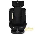 i-MAXX autós ülés, isofix, forgatható, 2 plüss+párna 40-150cm Fekete