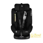 i-MAXX autós ülés, isofix, forgatható, 2 plüss+párna 40-150cm Fekete