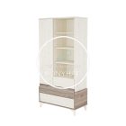 Kloé - 3 fiókos 1 ajtós szekrény - Fűz - Krém