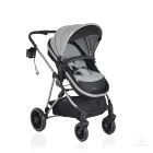 KALI 2in1 babakocsi – lapra csukható, megfordítható + táska - Szürke