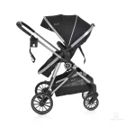 KALI 2in1 babakocsi – lapra csukható, megfordítható + táska - Fekete