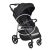 Cangaroo Ace - Sport babakocsi  - 1 kézzel csukható - Fekete