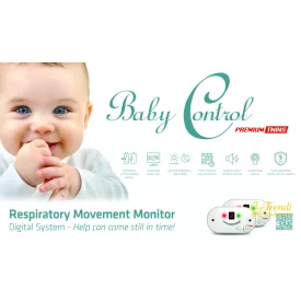   Baby Control Premium TWINS légzésfigyelő készülék 2 gyermek számára