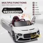 Bentley Bacalar 12V elektromos kisautó - Fehér