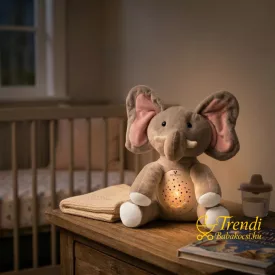 LAMP LULO éjszakai fény, projektor és fehér zaj ELEFÁNT