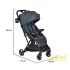 Airwalk - Sport babakocsi utazáshoz - 1 kézzel csukható - Szürke