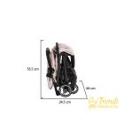 Airwalk - Sport babakocsi utazáshoz - 1 kézzel csukható - Pink