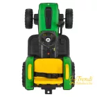 BO TERRON traktor 4 kerekű trélerrel 12V két motoros Zöld