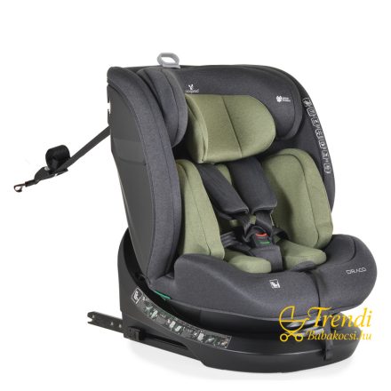 Draco I-Size 360°-ban forgatható ISOFIX gyermekülés 40-150 cm - Zöld