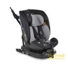 Gravity I-Size 360°-ban forgatható ISOFIX gyermekülés, SPS oldalvédelemmel (40-150 cm) - Szürke