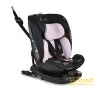 Gravity I-Size 360°-ban forgatható ISOFIX gyermekülés, SPS oldalvédelemmel (40-150 cm) - Rózsaszín