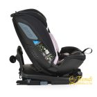 Gravity I-Size 360°-ban forgatható ISOFIX gyermekülés, SPS oldalvédelemmel (40-150 cm) - Rózsaszín