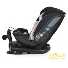 Gravity I-Size 360°-ban forgatható ISOFIX gyermekülés, SPS oldalvédelemmel (40-150 cm) - Rózsaszín
