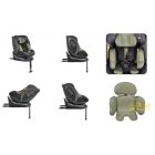 Hoku I-Size 360°-ban forgatható ISOFIX gyermekülés,SIP oldalvédelemmel (40-150 cm) - Zöld
