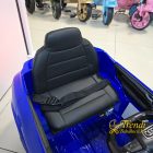 Audi SQ8 kék gyerek elektromos autó belső tér – puha ECO bőrülés és biztonsági öv