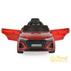 Audi SQ8 piros gyerek elektromos autó 2.4G távirányítóval – szülői vezérléssel
