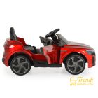 Audi SQ8 piros gyerek elektromos kisautó oldalnézetből – nyitható ajtókkal