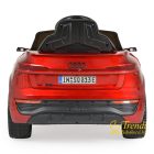 Audi SQ8 piros gyerek elektromos autó hátulról – LED lámpákkal